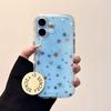 Милый Чехол для Телефона с Лазерным Узором из Звезд для IPhone 16 15 14 17 Pro Max 13 Ударопрочный Защитный Мягкий Чехол с Принтом Пятиконечных Звезд