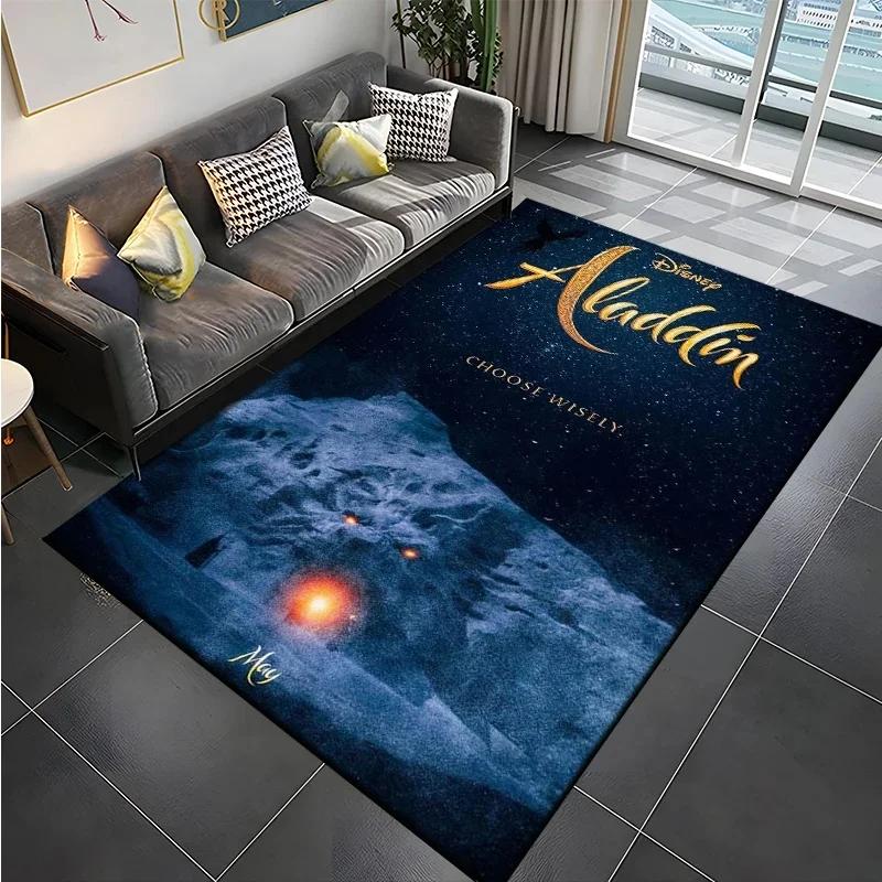 Magical A-Aladdin Floor Mat Non-Slip Carpet for Living Room Vibrant Rug for Sofa Doormat Kitchen Decor Perfect Kid's Gift