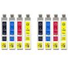 Compatible Ink Cartridges for Epson T0715 - Pack of 8 - Black/Cyan/Magenta/Yellow