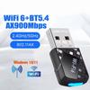 900Mbps USB Network Card WiFi 6 Wireless WiFi Receiver Bluetooth 5.4 Adapter Wireless Network
