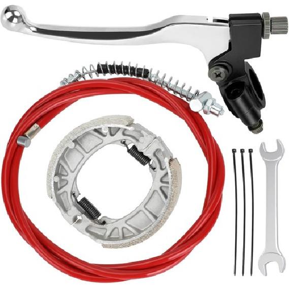 Mini Bike Brake Lever Kit 67 inch Drum Brake Cable Assembly Replacement for CT20