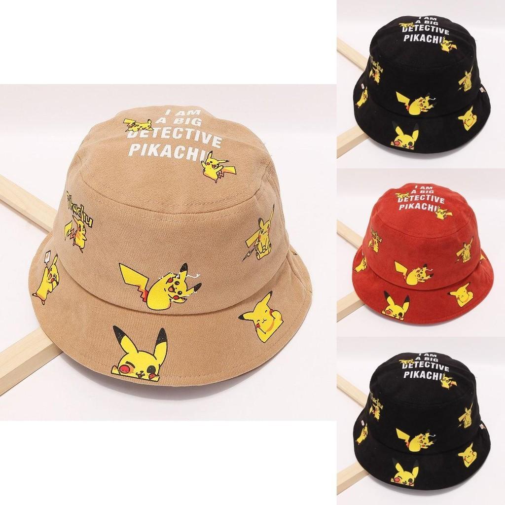 Pikachu Bucket Hat For Kids Premium Quality Cartoon Fisherman Cap