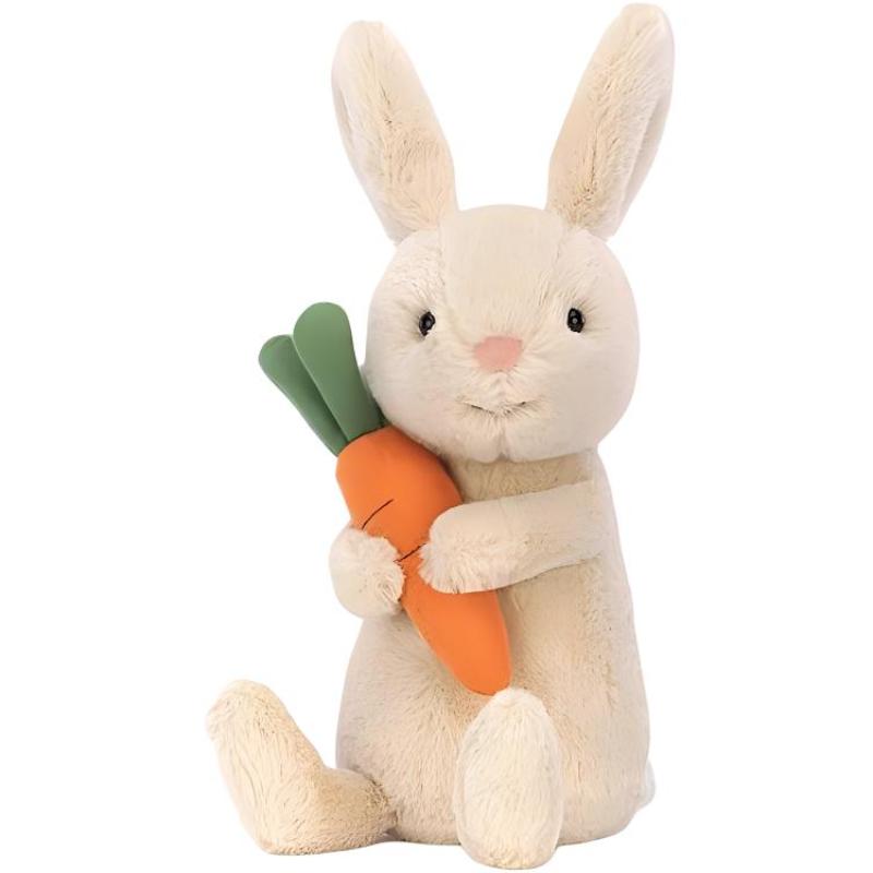 JELLYCAT Серия Кролик Бонни Кролик Бонни и Морковка Милая Кукла Плюшевая Кукла Высотой 15 см