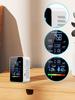Portable 5 In 1 Air Quality Detector Smart Clear Display Accurate Monitor For Safety CO2 TVOC HCHO Testing Monitoring Detection