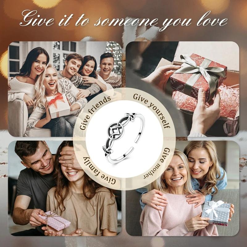 Pure Copper Celtic Ring Opening Vintage Ring Letter Symbol Women Original Copper Jewelry Accessory Valentines Gift