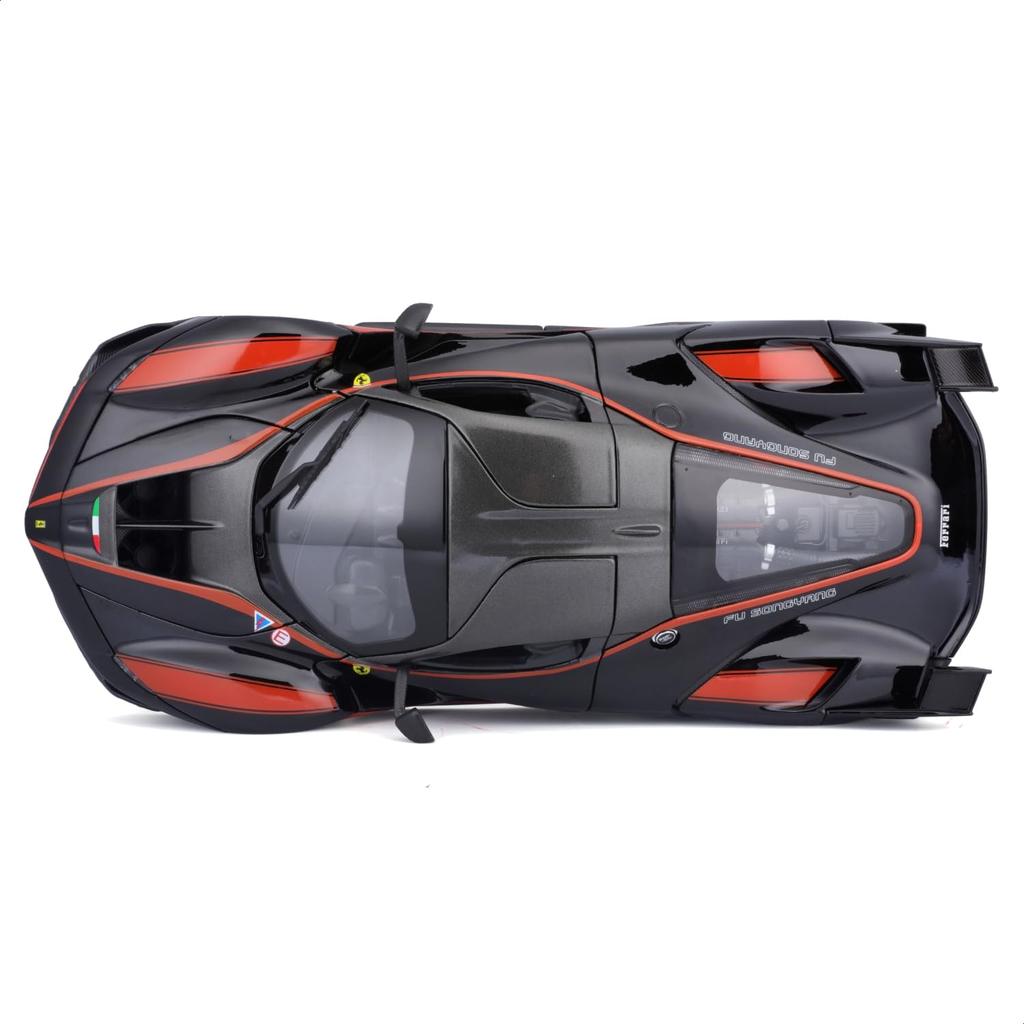 Bburago 1/18 Scale Ferrari FXX-K Black / Diecast Model Car 18-16012 (#70)