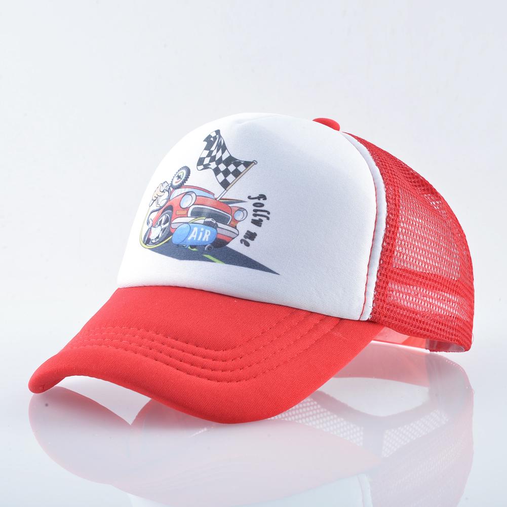 Summer Baseball Cap Kids Breathable Mesh Sun Visor Hat Children Snapback Baseball Hat For Boys Girls