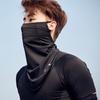 Solid Color Face Gini Mask Summer Sunscreen Mask Ice Silk Womne Neckline Mask Men Fishing Face Mask