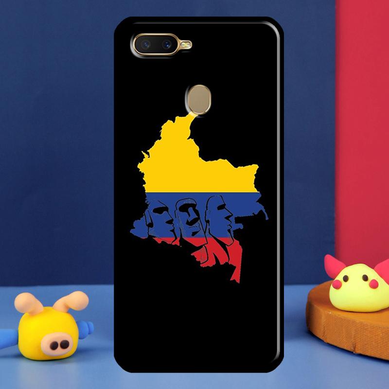Чехол Флаг Колумбии для Oppo A96 A76 A16 A74 A94 A54 S A57 A77 A58 A78 A98 A5 A9 A91 A15 A17 A52 A72