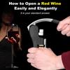 Бытовой рычажный штопор из цинкового сплава, инструмент для открывания красного вина, открывалка для бутылок, штопор