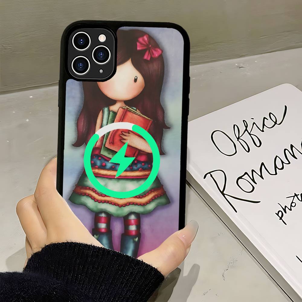 Япония Santoro G-Gorjuss Магнитный Беспроводной Чехол Для Телефона Для IPhone 17 16 15 14 Plus 13 12 11 Pro Max