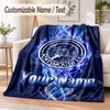 Custom Text Flannel Blanket Portsmouth FC Print Warm Cozy Blanket Home Sofa Bedding