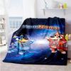 Bluey 45 Customize Your Name Blanket Lightweight Personalized Blanket Soft Warm Cozy Great for Seaside Bed Office Chair Bedding for All Occasions