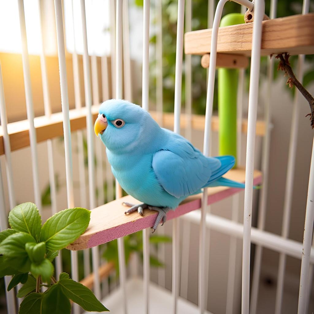 2 Pcs Multi-Color Random Bird Perch Stand Toy Wood Parrot Perch Stand Grinding Claw Sticks Sanded Surface Cage Toy for Parakeets Finches Parakeet