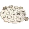 21PCS Cross-border New Punk-Style Butterfly Heart And Tai Chi design Multi-Element Snake Ring SSuits For Men And Women