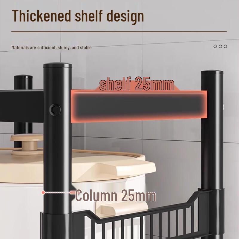 Многофункциональная кухонная узкая стойка для хранения