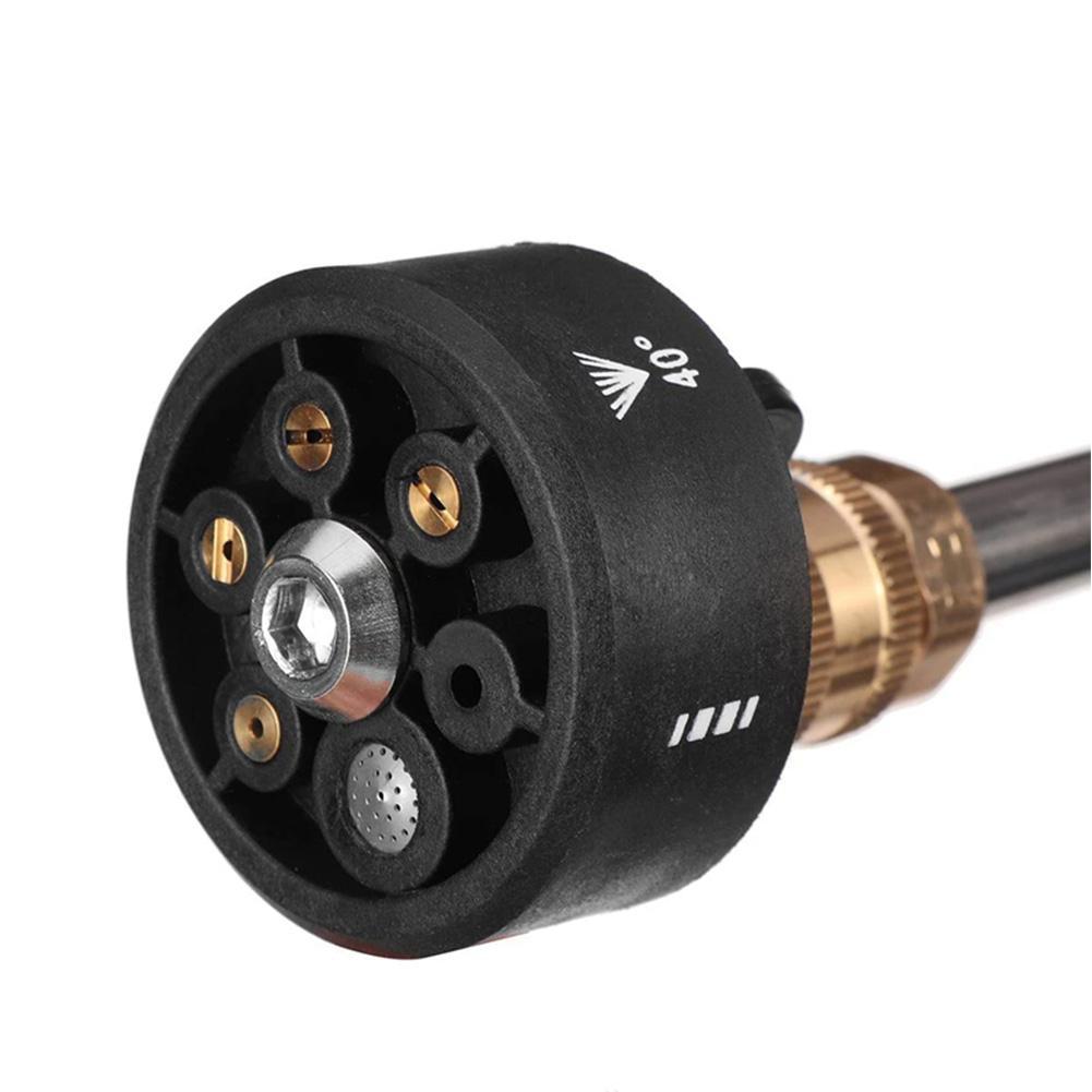 6 в 1 Автомойка Универсальная насадка Высокого давления Беспроводная мойка Очиститель Водяной пистолет Запчасти Чистка автомобиля Автомобильные аксессуары