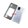 Для Samsung Galaxy A71 2020 A715 A715F корпус телефона средняя рамка + задняя крышка аккумулятора задняя дверь + объектив камеры