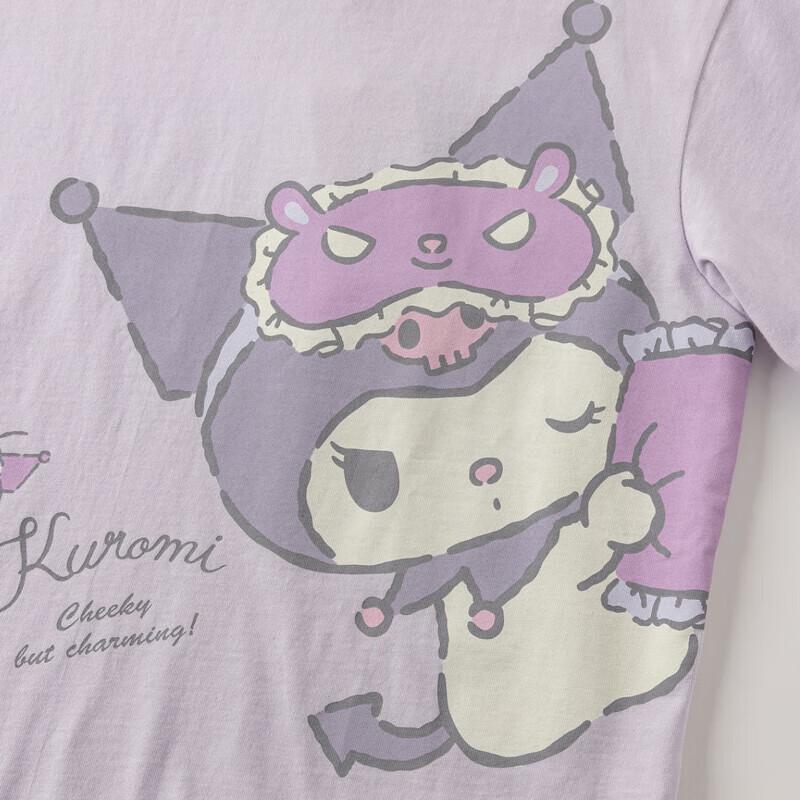 David Bella Kuromi Girls' Short-Sleeve T-shirt
