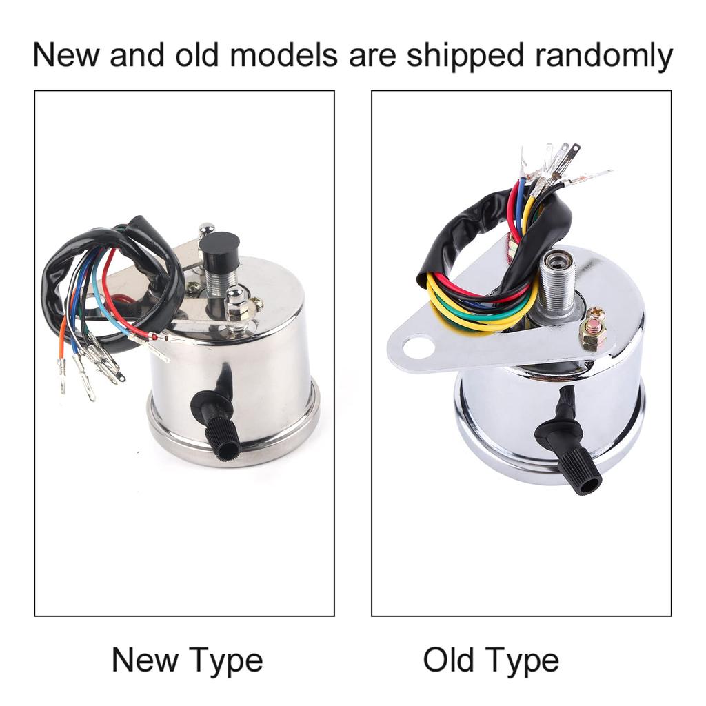 VGEBY1 LED Mini Speedometer Indicator Mechanical Motorcycle Universal 12V Backlight Odometer B