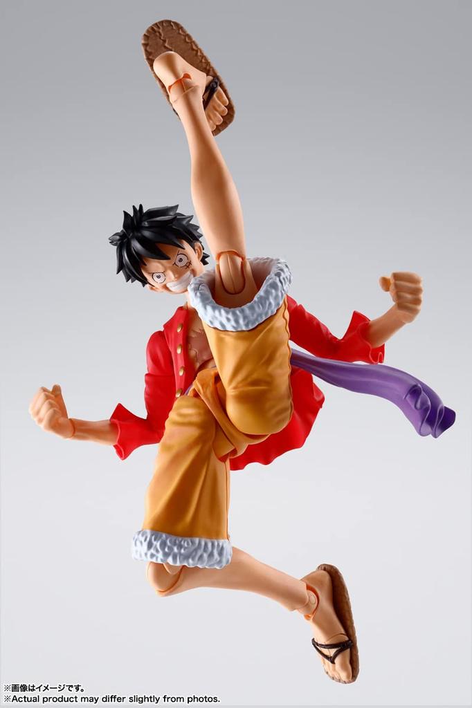TAMASHII NATIONS S.H.Figuarts ONE PIECE Monkey D. Luffy - Invasion of Onigashima - Approx. 145mm ABS & PVC Painted Movable Figure