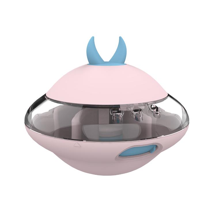 Popular Anti-bite Flying Disc Funny Dog Toy Pet Food Slow UFO Shape Food Feeder Interactive Chew Dog Toy for Pet Dog and Cat