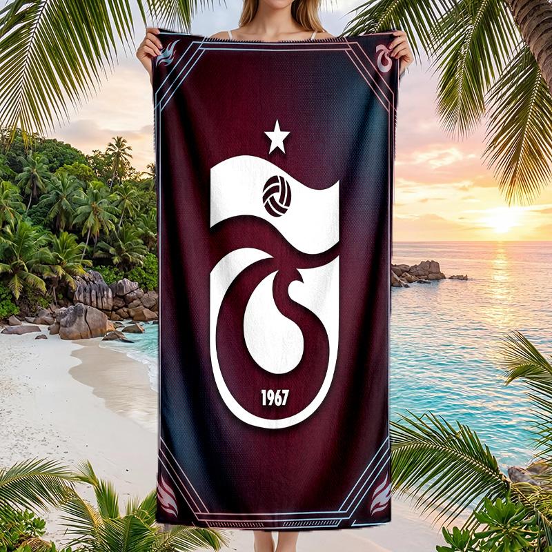 Trabzonspor FC print Quick Dry Beach Towel Microfiber Absorbent Portable Travel Swimming Towel