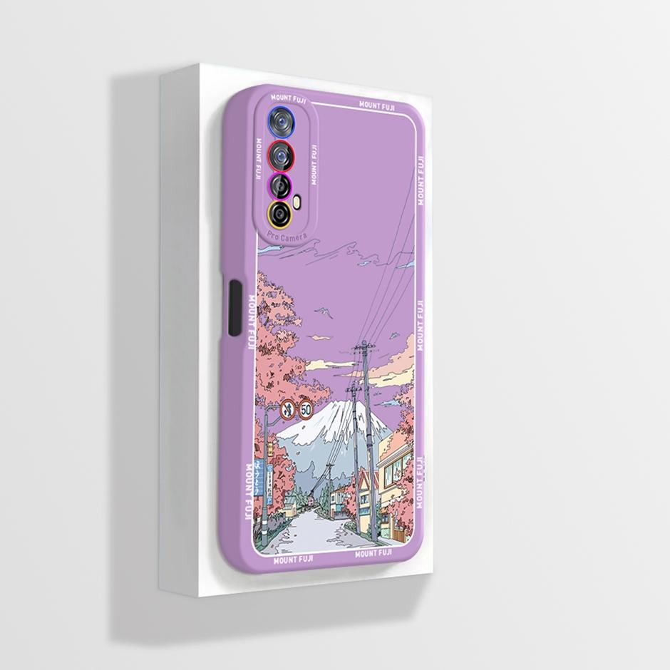 For Realme 7 Case Soft Silicone Cute Cartoon Phone Cover Shell for OPPO Realme Narzo 20 Pro 30 Narzo30 4G Cases New Design Funda