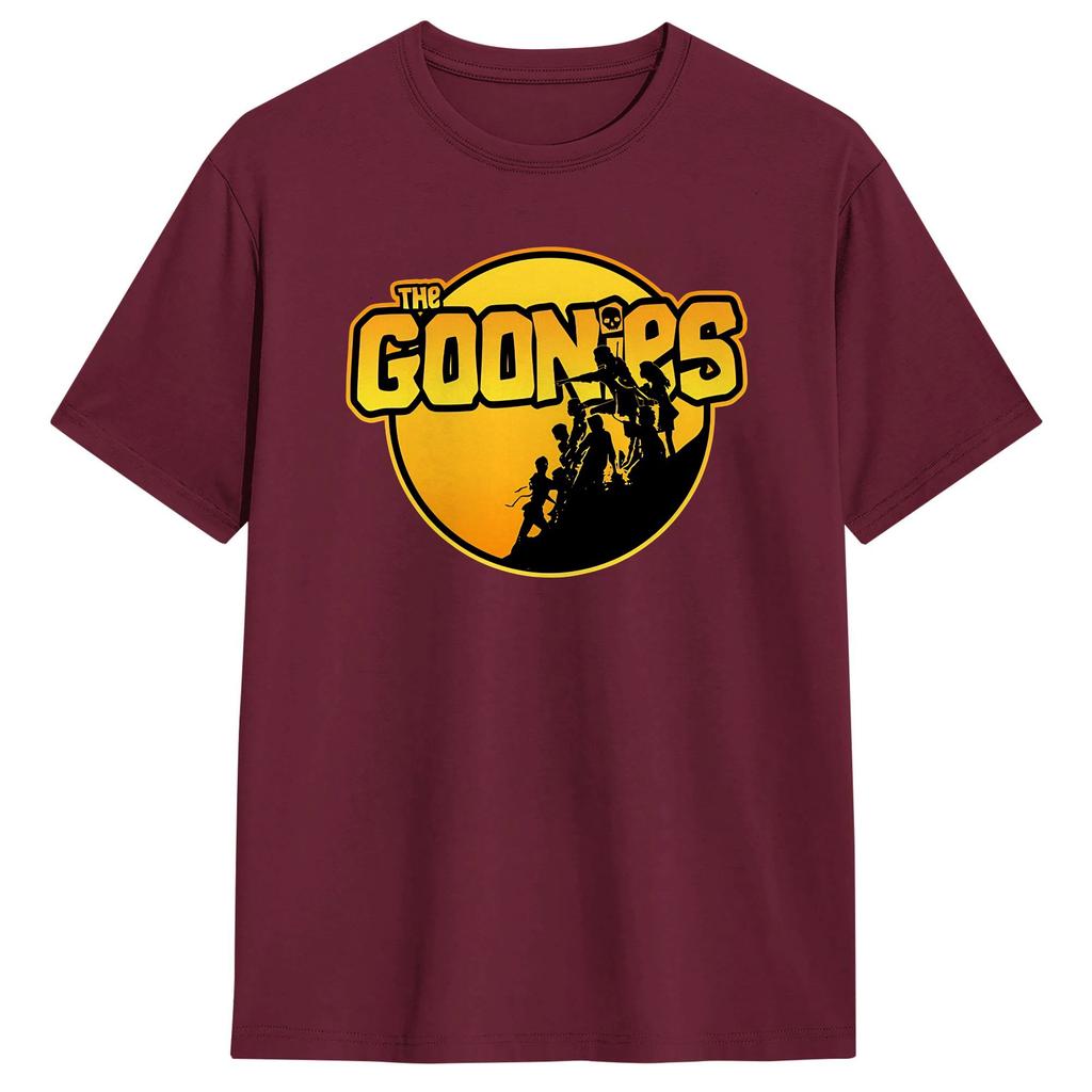 Мужские футболки The Goonies Never Say Die Крутая футболка из 100% хлопка с коротким рукавом Футболка С круглым вырезом Топы С графическим принтом