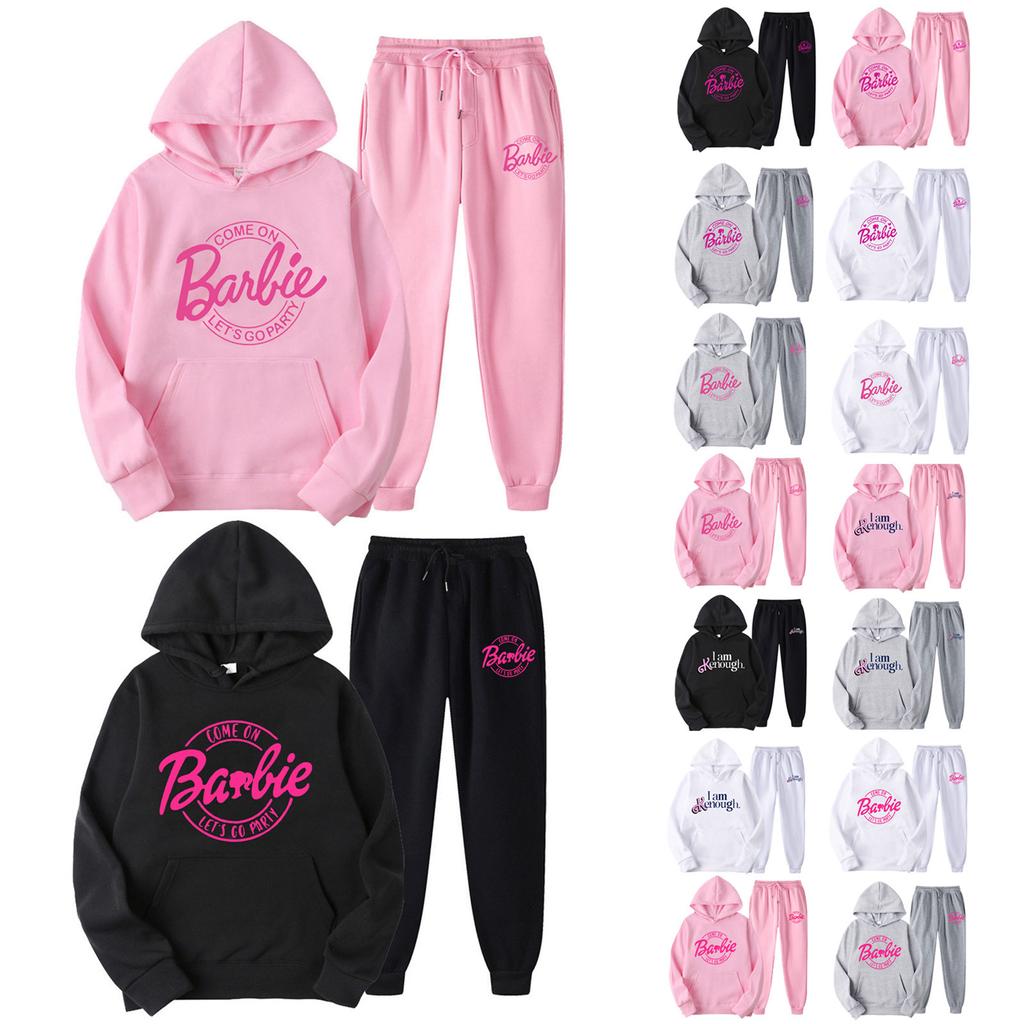 2024 Hooded Sports Tracksuit Unisex Two-Piece Running Outfits Long Sleeve Pullover Hoodies Sweatshirt+Sweatpants Set