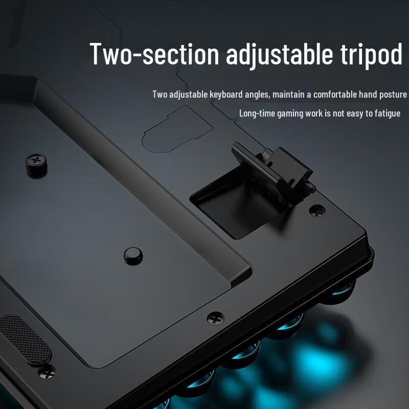 Qianxingzhe GX330 Retro Punk Mechanical Feel Gaming Keyboard