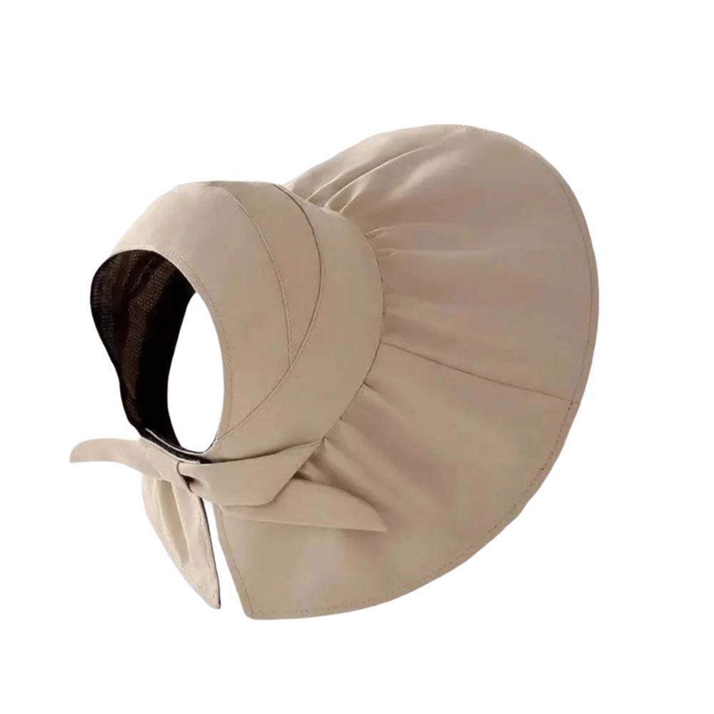 Comfortable Wide Brim Sun Hat Foldable Lightweight Large Sun Visor Hat Breathable UV Protection Empty Top Sun Cap Summer