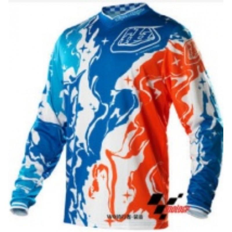 Kids Mountain Bike Downhill Jersey Long Sleeve Quick-Dry Breathable Cycling Top Boys Girls