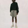 Fear of God Essentials Ss24 L/S Tee Летняя серия 2024 Логотип Свободный Ребристый трикотаж Круглый вырез Длинный рукав Опущенное плечо Футболка Мужская Черный 125SU244200F