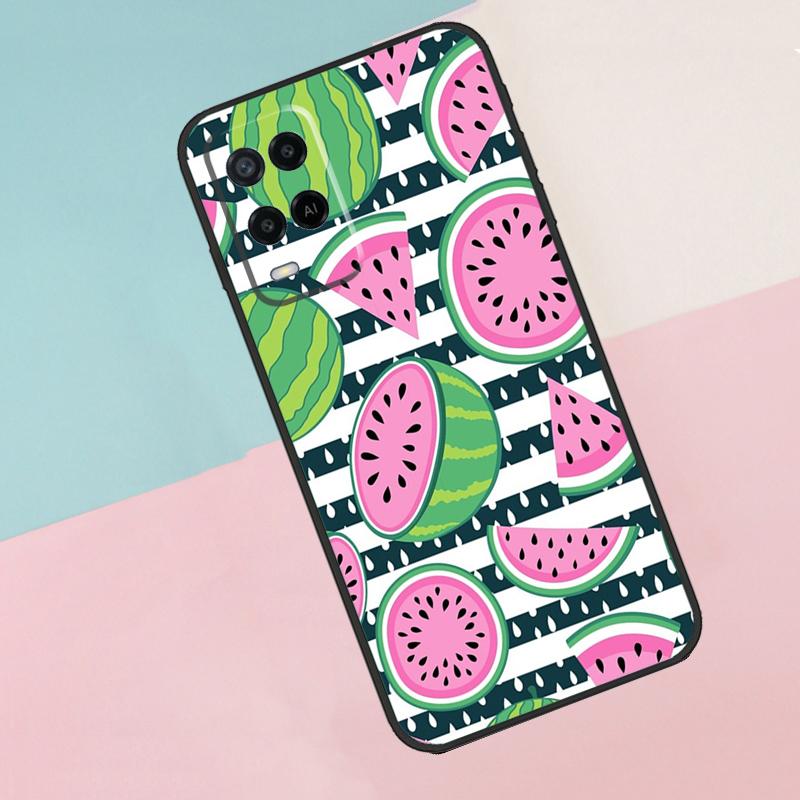 Милый летний фруктовый арбуз для Oppo A18 A38 A78 A98 A96 A58 A17 A77 A80 A40 A60 A16 A76 A74 A94 A54 A15 A57S Чехол для телефона