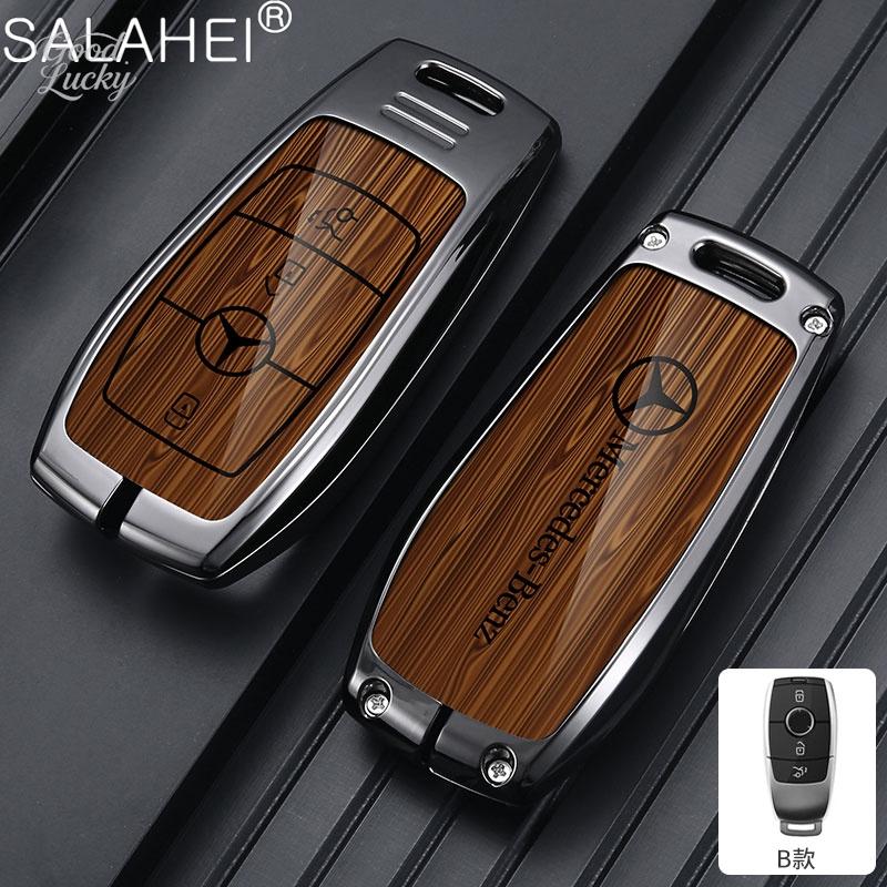 YDC4   Alloy Car LOGO Remote Key Cover Case be suitable For Mercedes Benz C S Class W206 W223 S350 C200 C260 C300 S350 S400 S450 S500 
