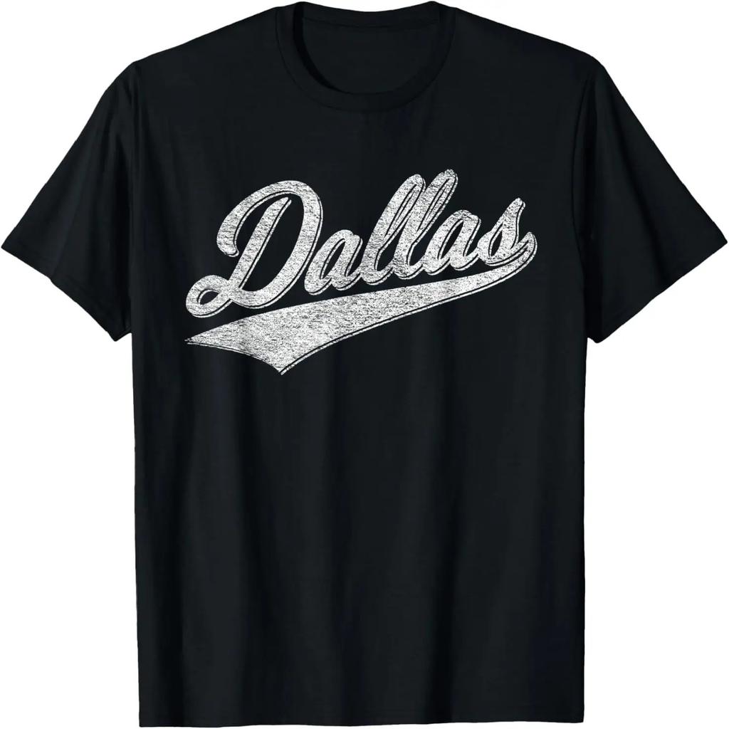 DALLAS TEXAS VARSITY SCRIPT КЛАССИЧЕСКАЯ СПОРТИВНАЯ ФУТБОЛКА