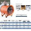 Conglang Portable Axial Flow Fan and Target Paper Collection