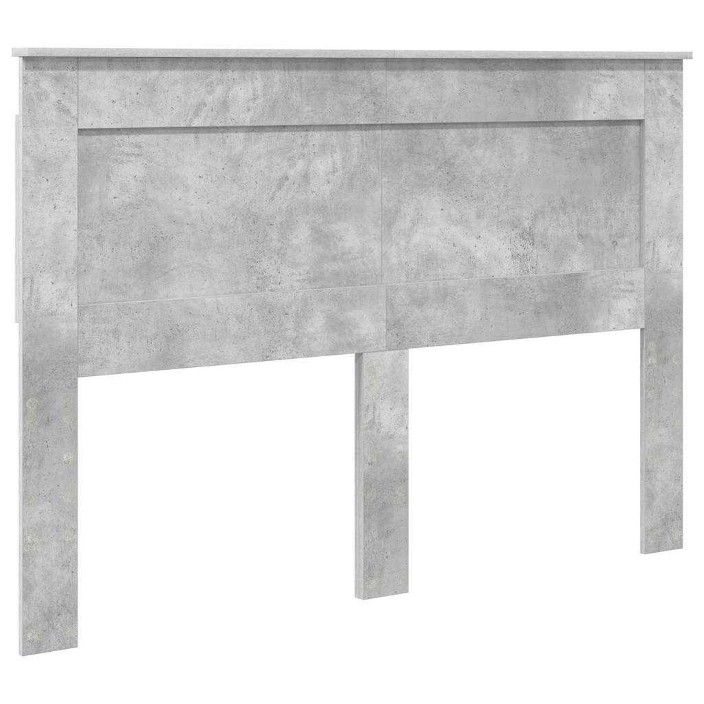 Headboard with Concrete Grey Headboard 160 cm Particleboard