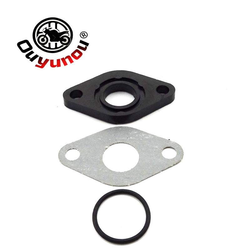 Ouyunou 17mm Carburetor Carb Intake Gasket For GY6 50cc Moped Scooter Parts
