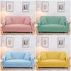 1/2/3/4 чехол для дивана, эластичные чехлы для дивана из флиса для гостиной, эластичный защитный чехол для дивана, мебели, однотонный цвет
