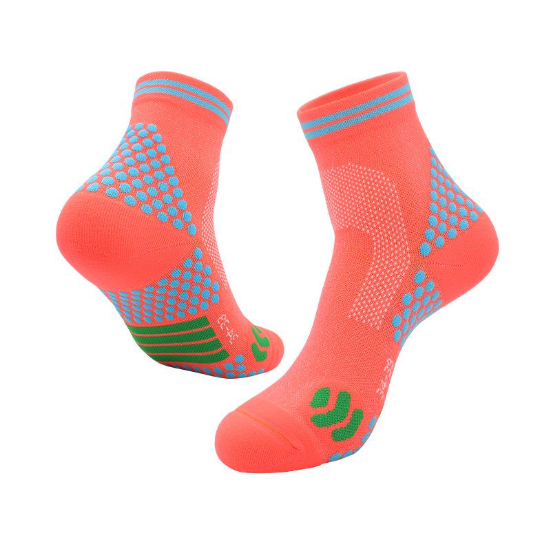 Women's Mid-Tube Compression Running Socks - Professional Marathon Calf Support, Elastic and Lightweight Design