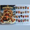2026 Highland Cow Advent Calendar 24 Days 3D Christmas Countdown Calendar Reusable Cute Festival Ornaments Set Christmas Gift