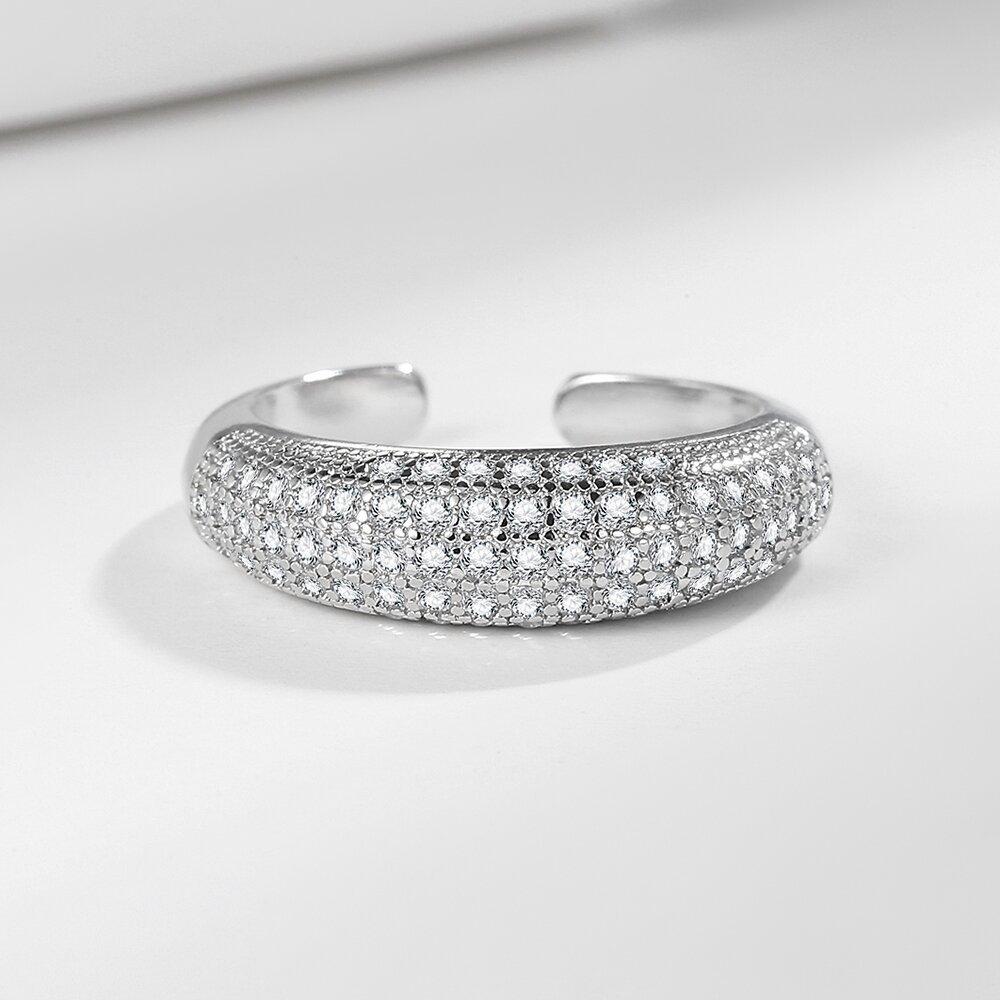 Кольца с цирконием, женские кольца с нишевым дизайном, модный и универсальный темперамент, высококачественные кольца на указательный палец