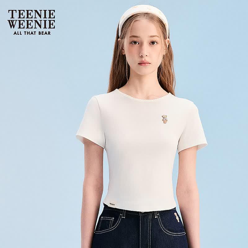 Teenie Weenie Женская футболка с мультяшным медведем