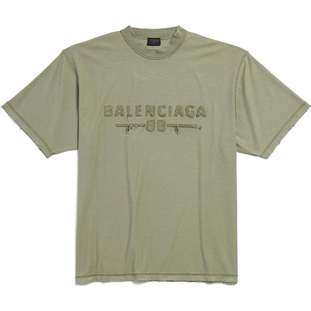 Balenciaga Футболка SS25 Обычный крой Мужская Jasper 822441TSVA22942