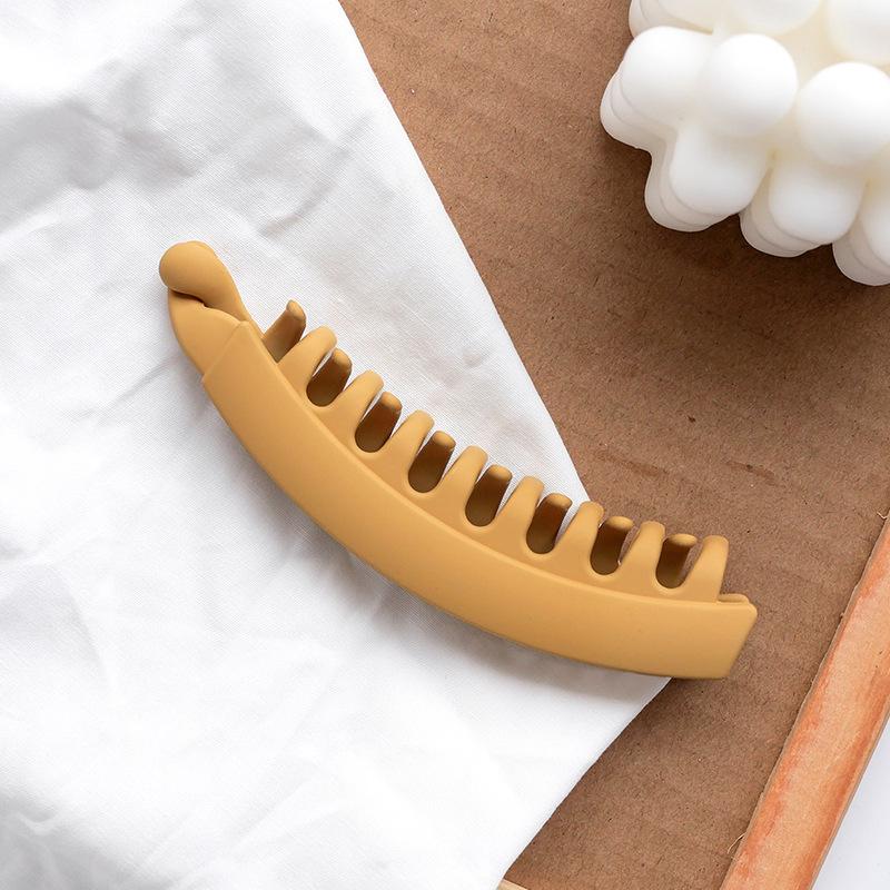 Заколка для волос «банан» 13 см — простая вертикальная заколка для хвоста на затылке