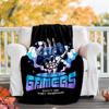Game Controller Theme Printed Blanket - Perfect for Couch, Bed, Travel & Outdoor Use | Machine Washable, Cozy & Durable.