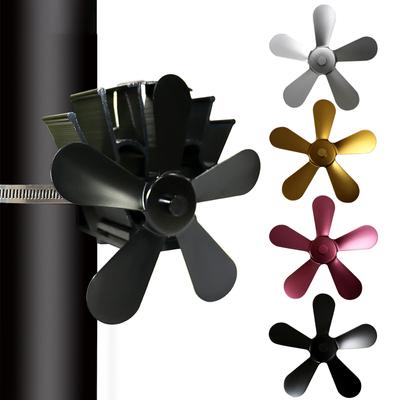 5 для вентилятора дровяной печи с тепловой энергией, дровяной горелки, камина, дружелюбного вентилятора