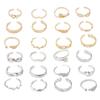 Набор колец на пальцы ног в стиле бохо, 12 шт./набор, Звезда, Луна, Регулируемые кольца для пальцев J0H1
